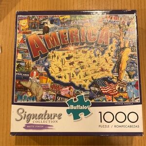 Buffalo signature collection matte finish America puzzle